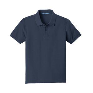 Port Authority® Youth Core Classic Pique Polo - Y100 - River Blue Navy